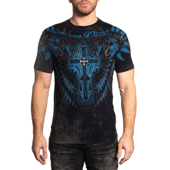 XTREME COUTURE by AFFLICTION Men's T-Shirt ULTIMATE GLORY - Picture 7 of 12